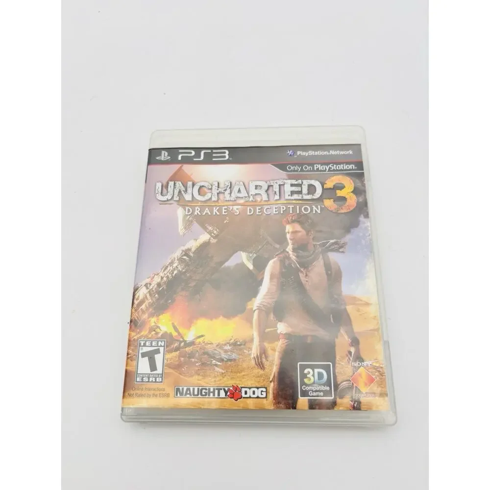 Uncharted 3 Drake's Deception Playstation 3 PS3 Complete in Box VG Condition